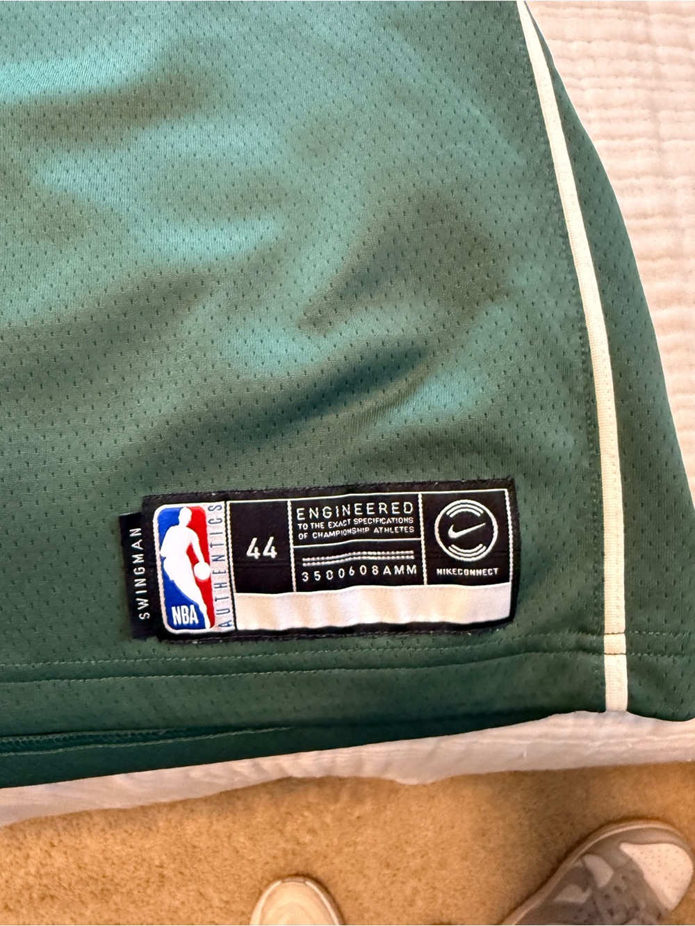 Nike Green Milwaukee #34 Basketball Jersey - Picture 3 of 4